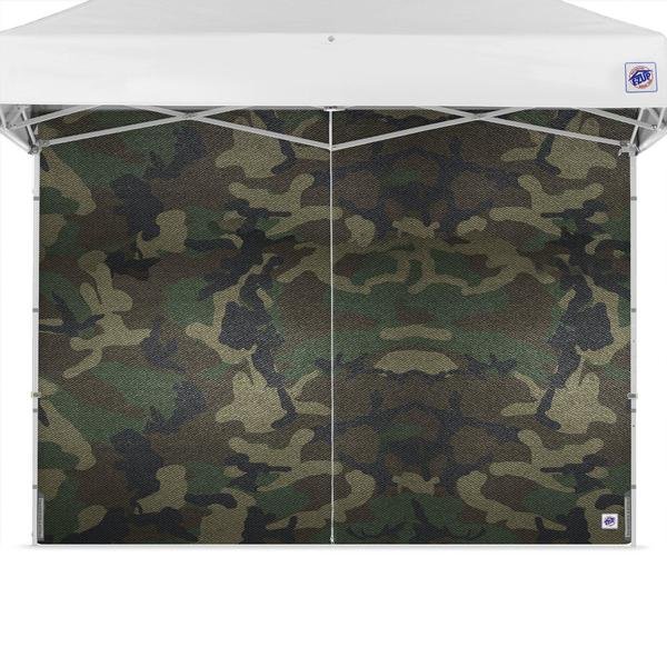TAA Compliant Middle Zipper Sidewall, 8' W x 8' H, Woodland Camo, E-Z Up, Mfr#: SWP3FXTM8WC